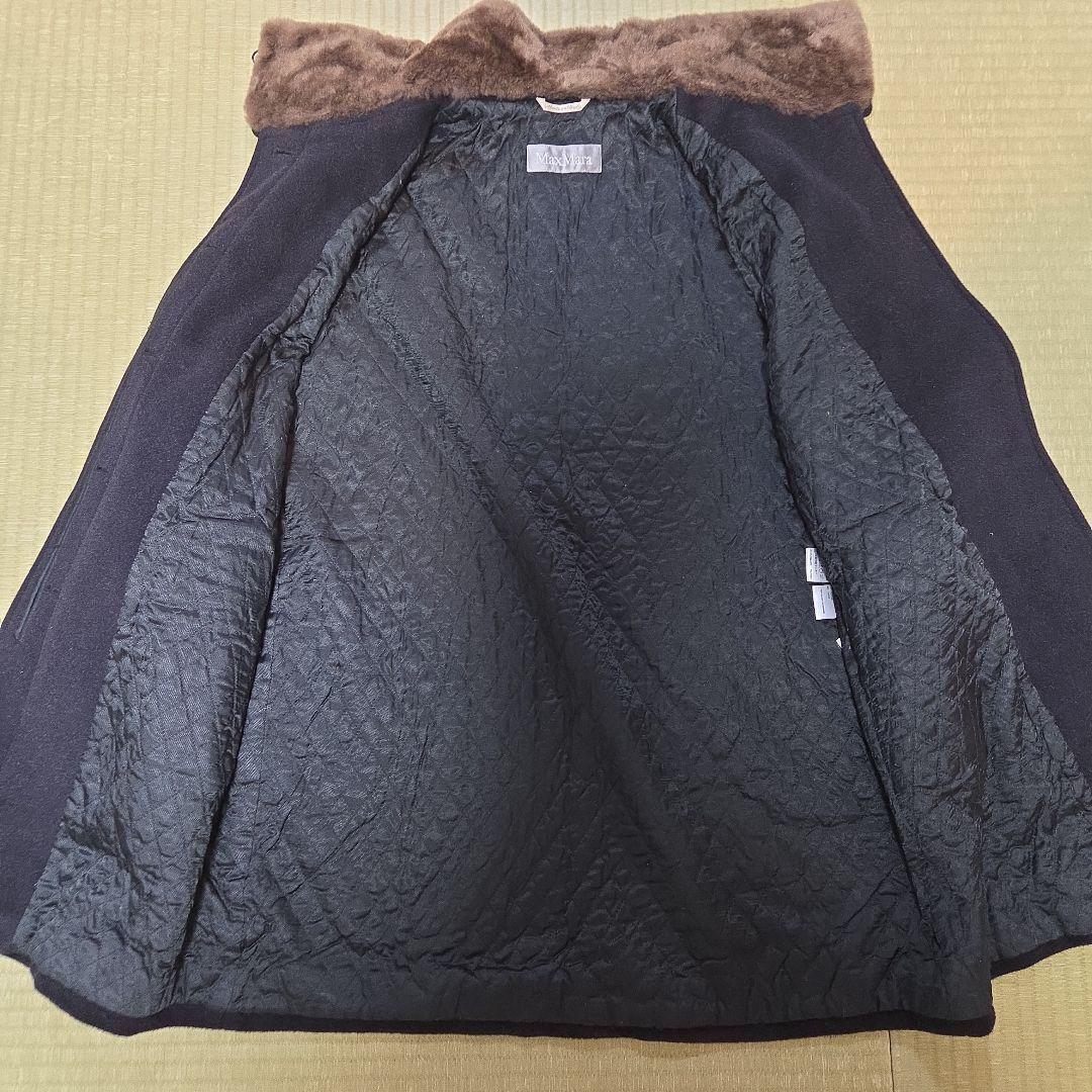 MaxMara 銀タグ ウールコート サイズ38 ブラック