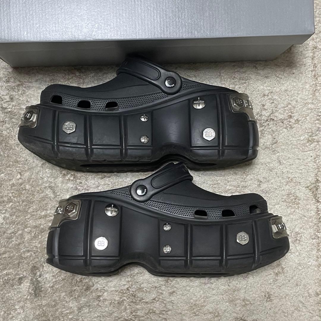 BALENCIAGA × CROCS HARDCROCS 43 ミュール 黒