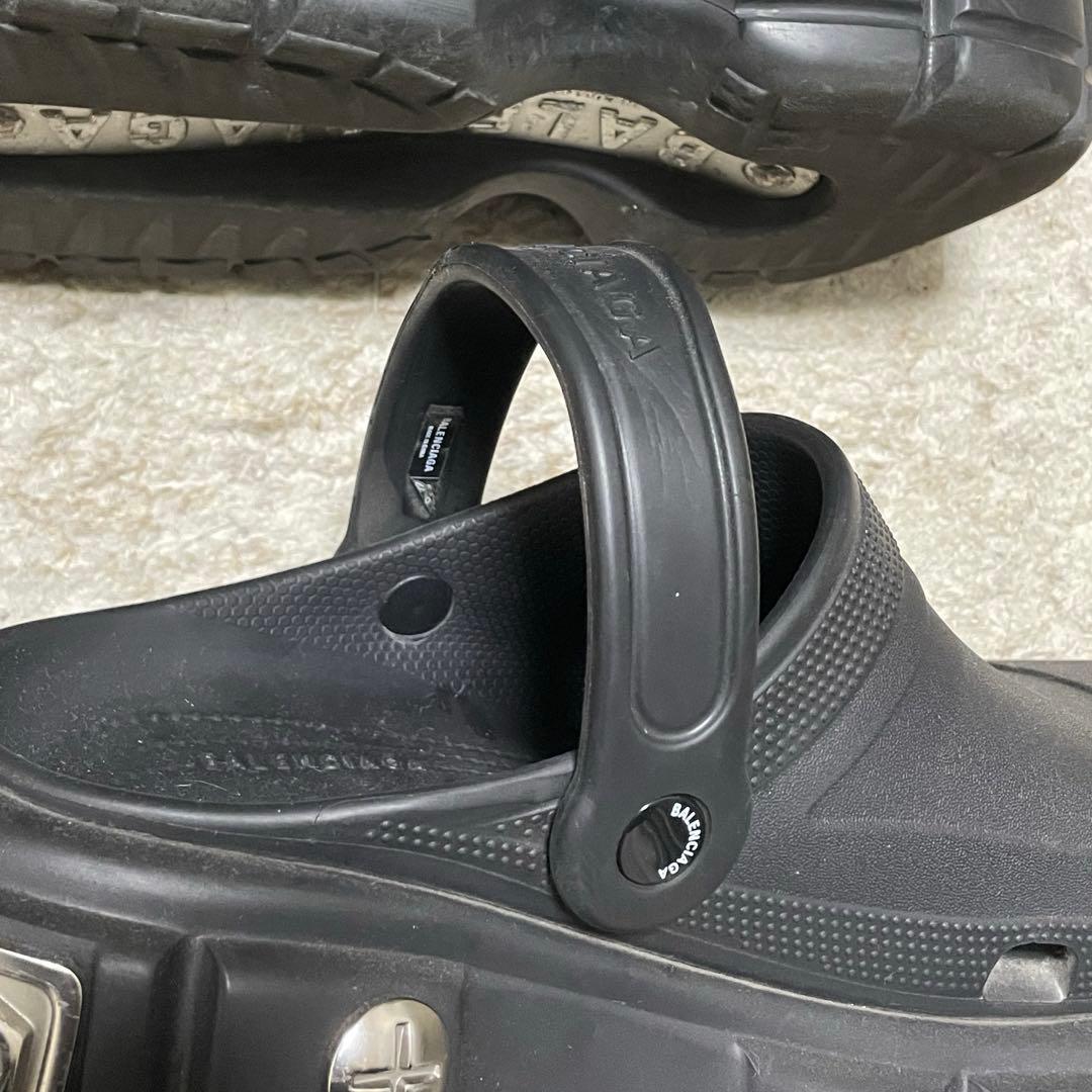 BALENCIAGA × CROCS HARDCROCS 43 ミュール 黒