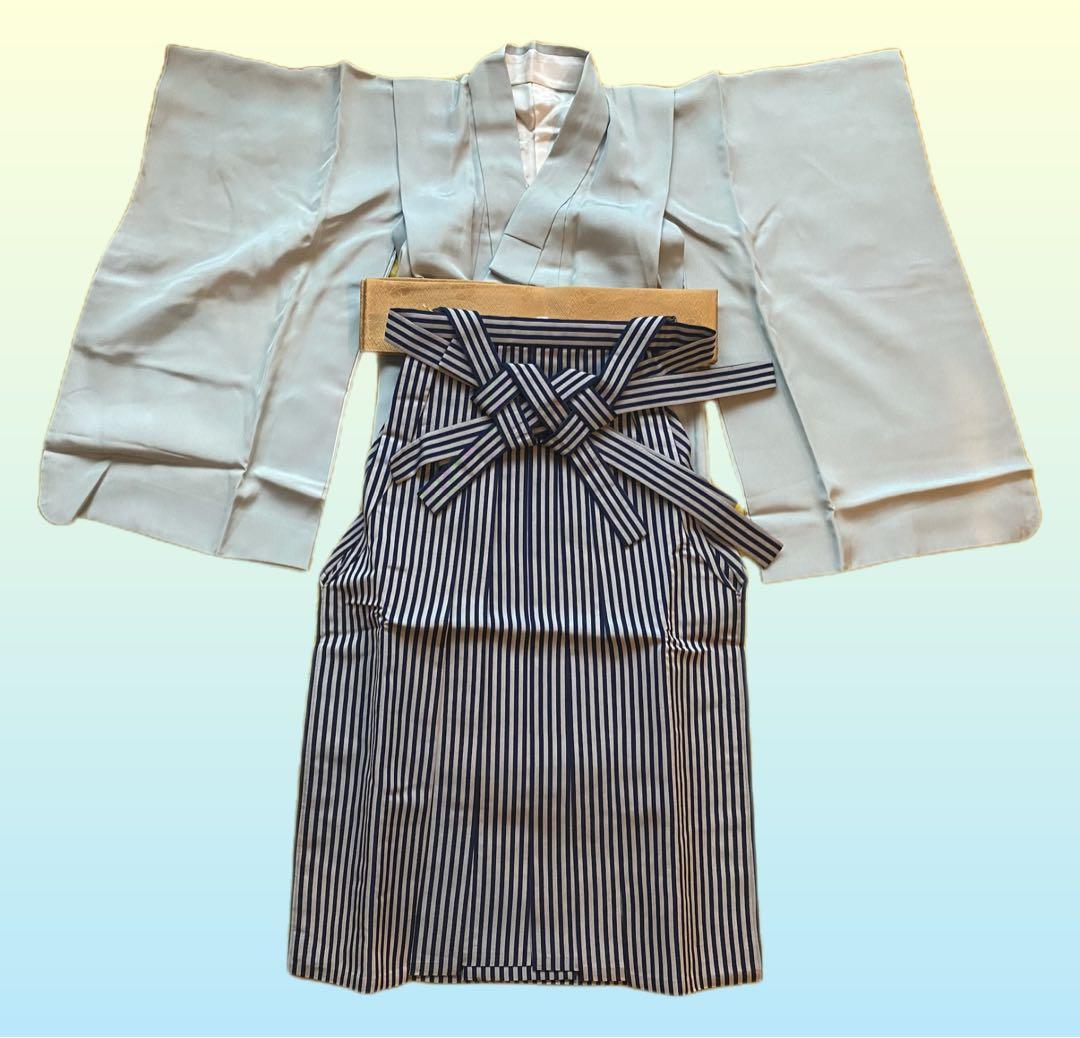 【★高島屋★】七五三　五歳　男の子　着物セット　袴　高級品　上質　日本製　正絹