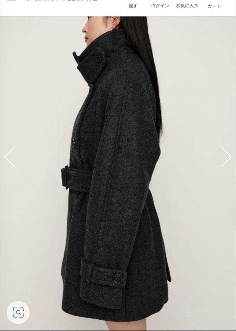 SLY STAND NECK MIDI コート