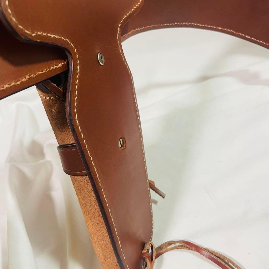 ホルスター レザー ウエスタン ガンベルト カートリッジ付き