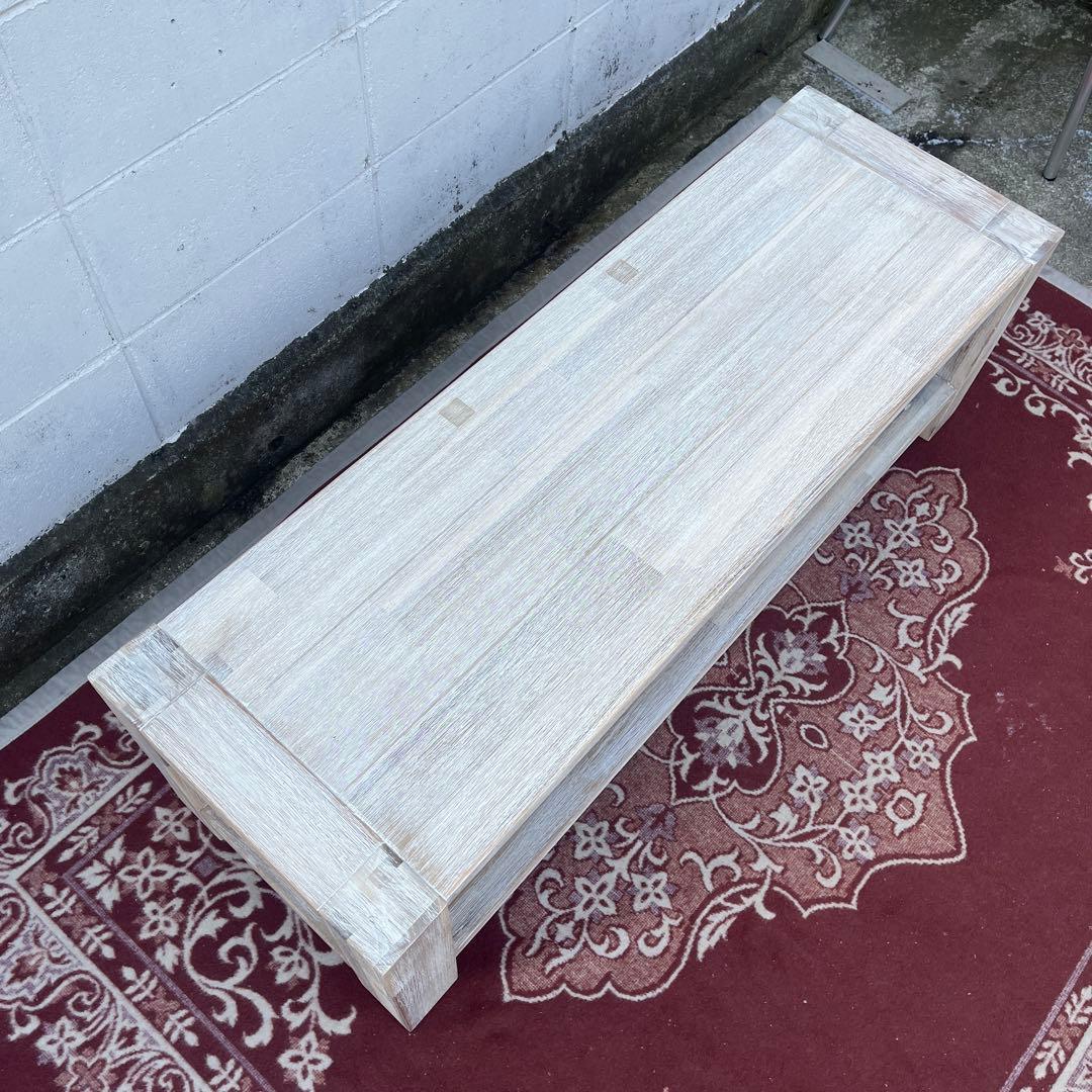 unico ウニコ◾️MANOA 木製テーブル センターテーブル テレビ台 白