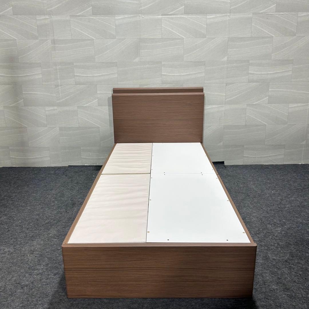 ニトリ ベッドフレーム カイト3 収納 コンセント シングル 格安 d4524