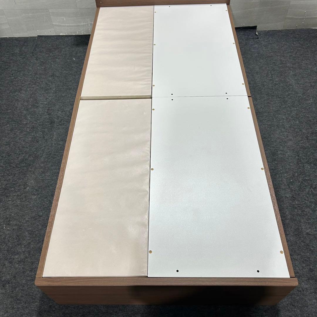 ニトリ ベッドフレーム カイト3 収納 コンセント シングル 格安 d4524