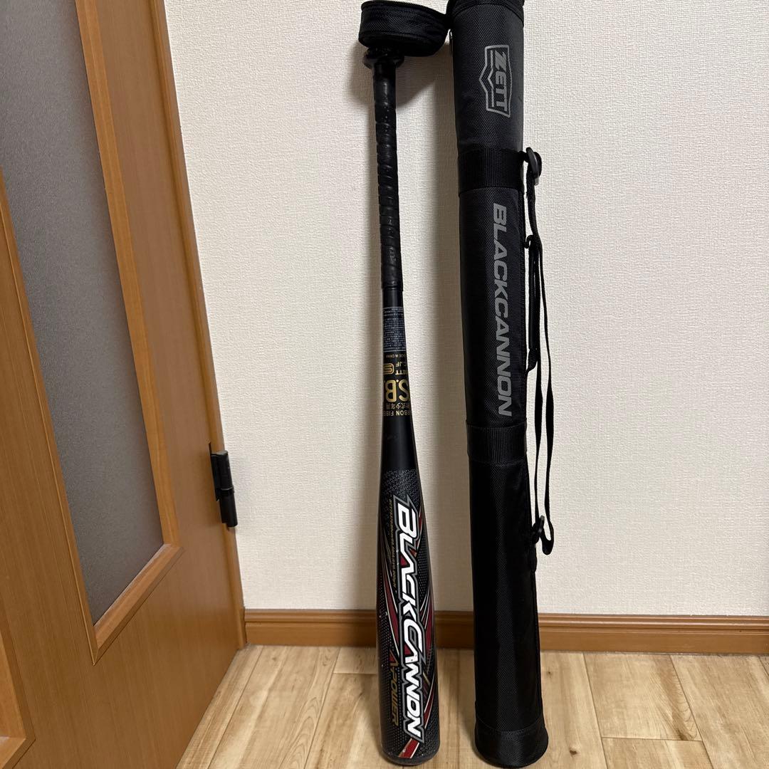 BLACK CANNON 少年軟式用バット 80cm 600g