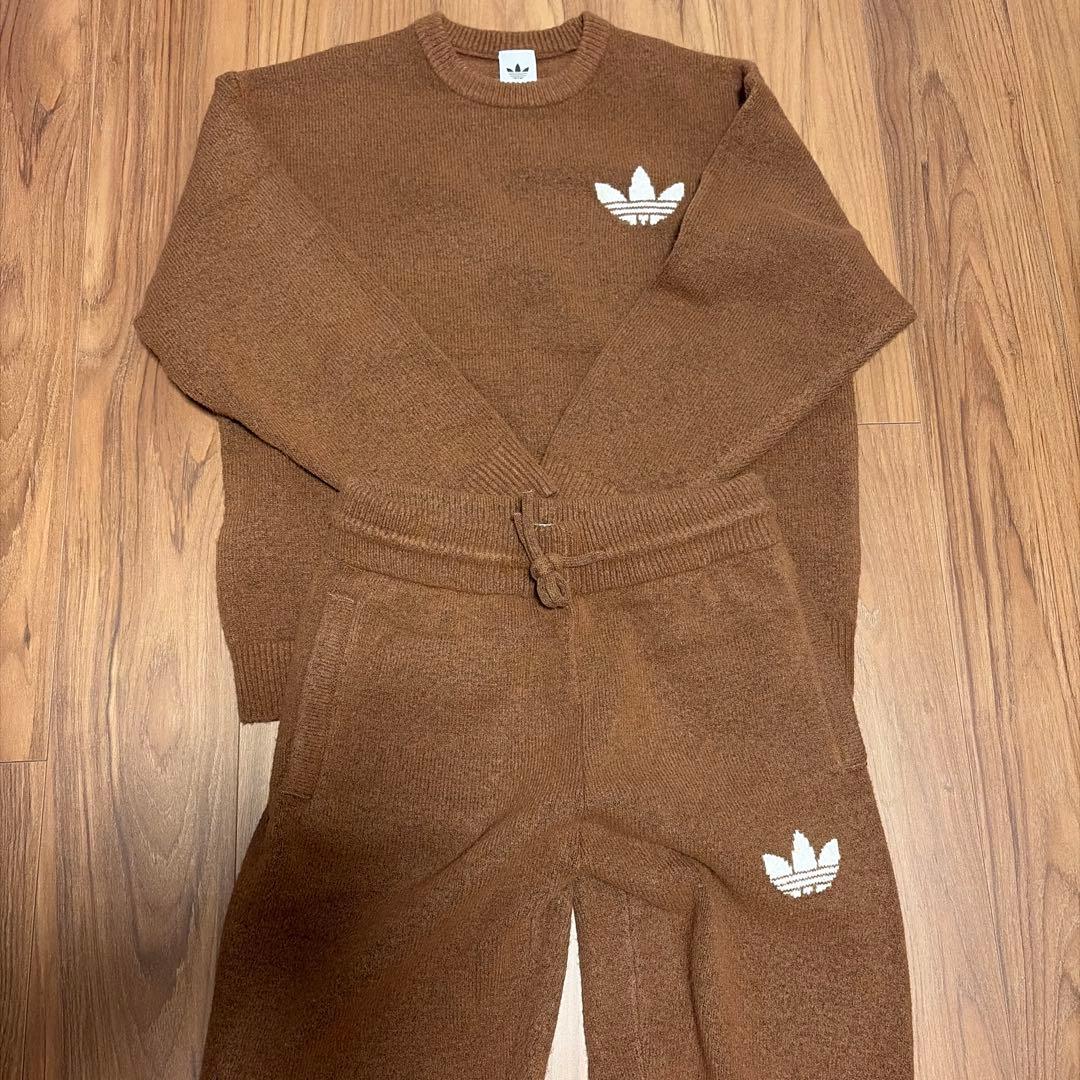 adidas アディダスオリジナルアスレチックデプトニットセーターパンツ　セット