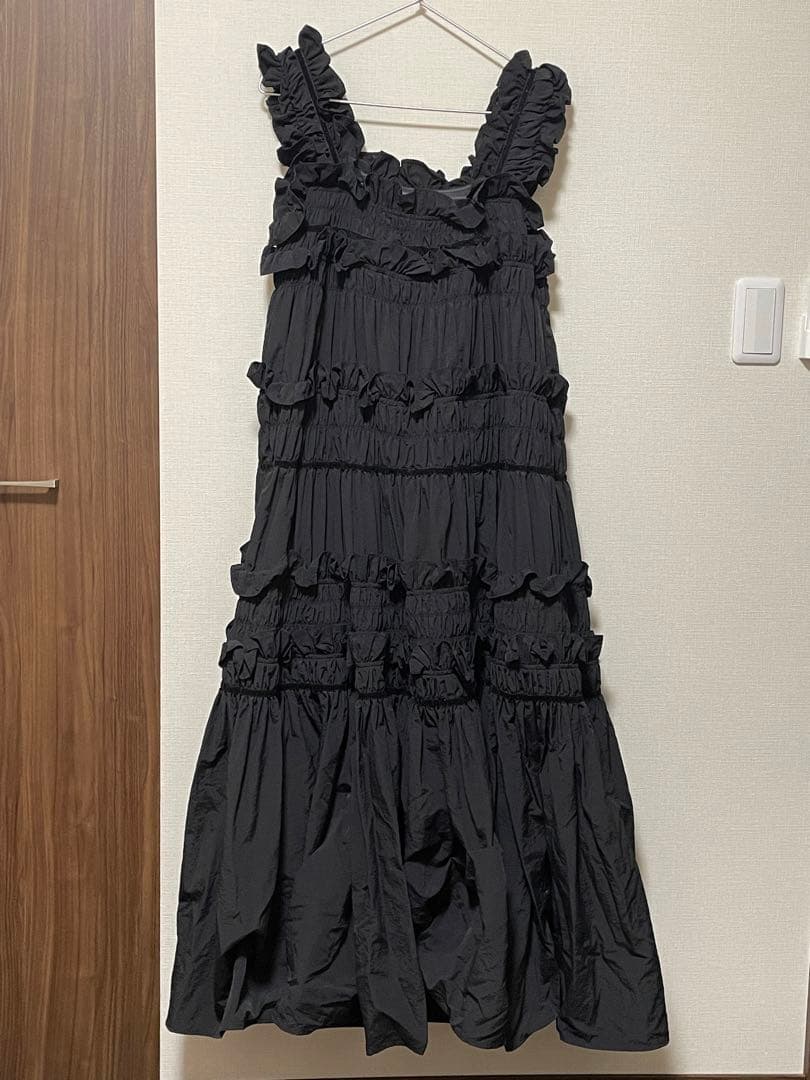 あー　PERNA ギャザーキャミフリルワンピース