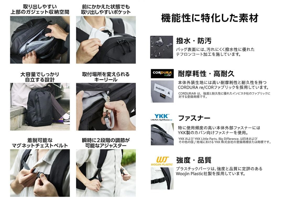 【新品未使用】エレコム MNL CITY PACK 15.6インチ 21L