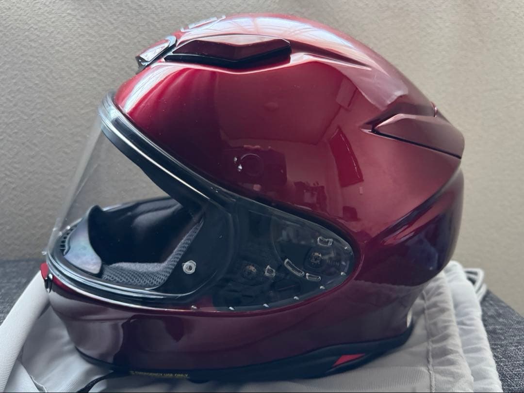 SHOEI フルフェイスヘルメット Z-8 ワインレッド　Lサイズ