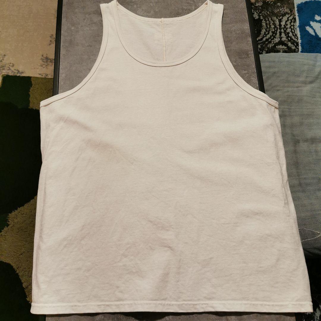 greatLAND オリジナル ノーマン タンクトップ ピグメントダイクリーム