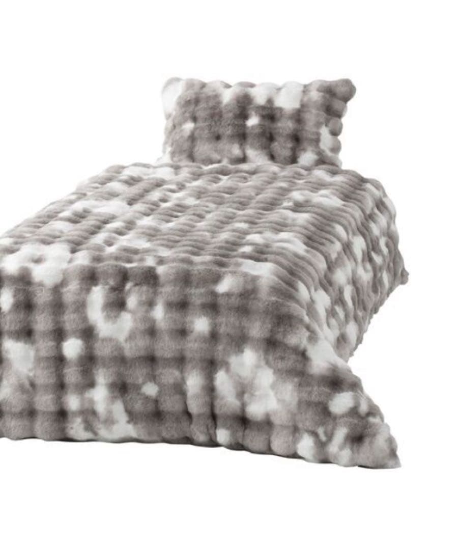 ☆★☆Francfranc WARMY ポコモコファー掛け布団カバーダブル☆★☆