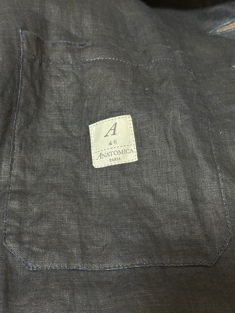 アナトミカ　dolman リネン　インディゴ　スミコート　46