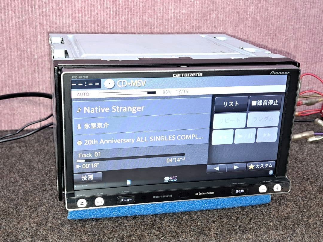 タッチ新品★カロッツェリア MRZ009 BT対応・DVD・地デジTV◆動作良好