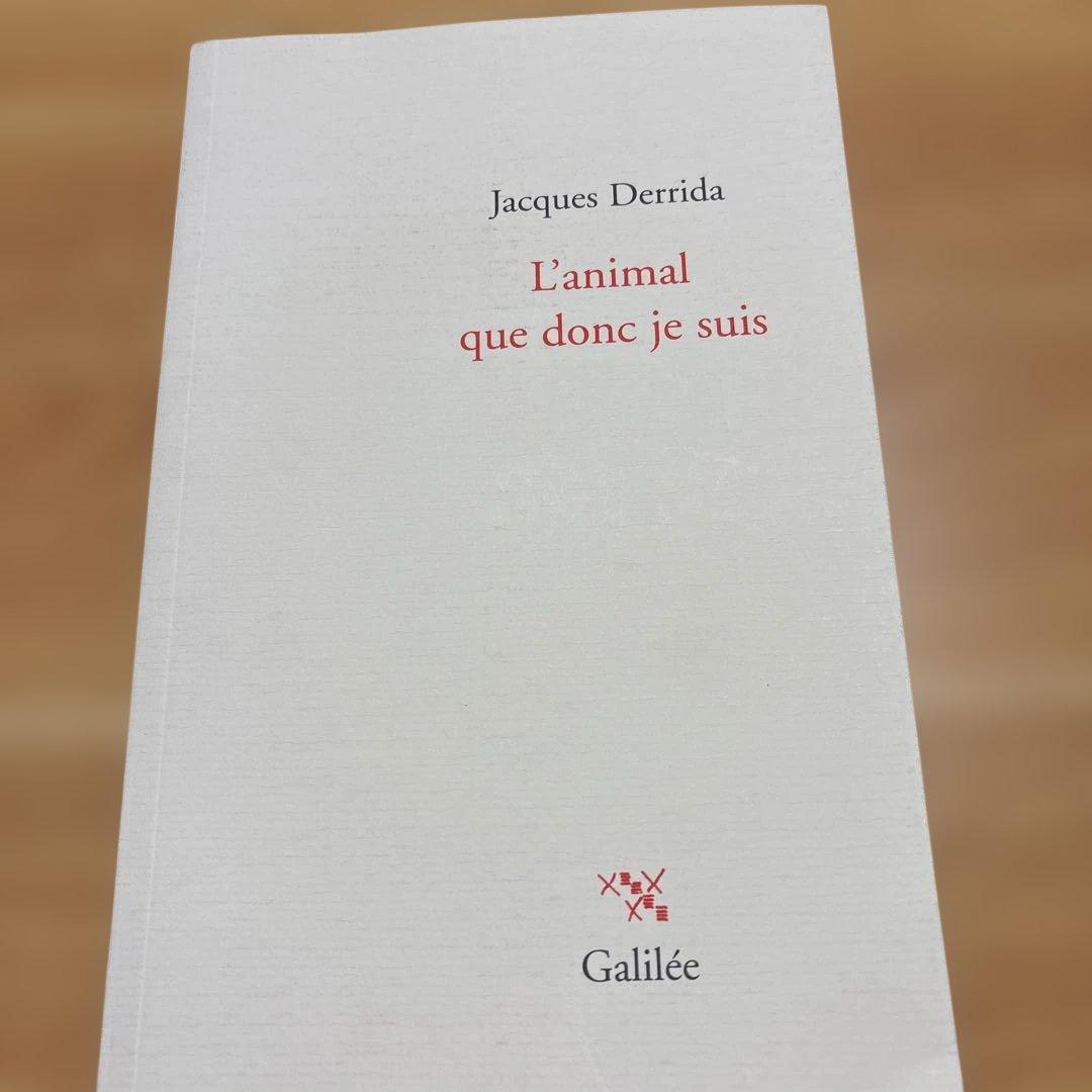 洋書 L'animal que donc je suis Derrida