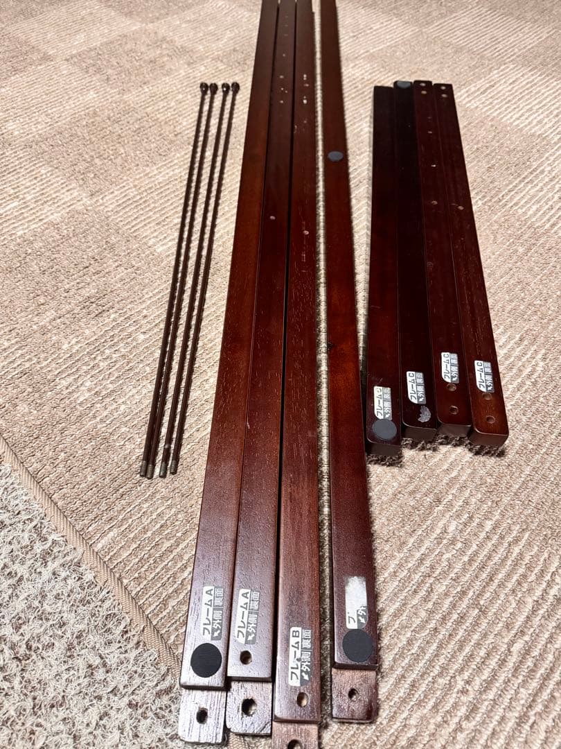 中・小型犬用ブラウン金属ケージ