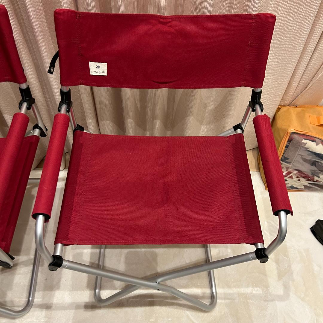  peak（スノーピーク） FDチェアワイド RD　４脚セット