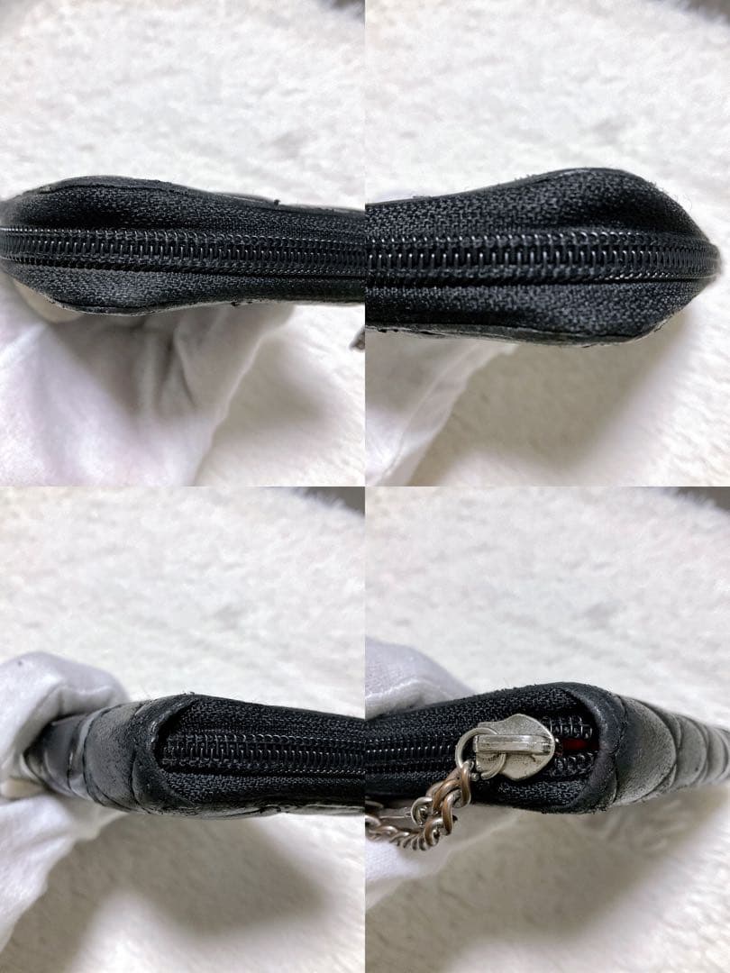 ♡希少♡シャネル CHANEL 長財布 カンボンライン　ファスナー ココマーク黒