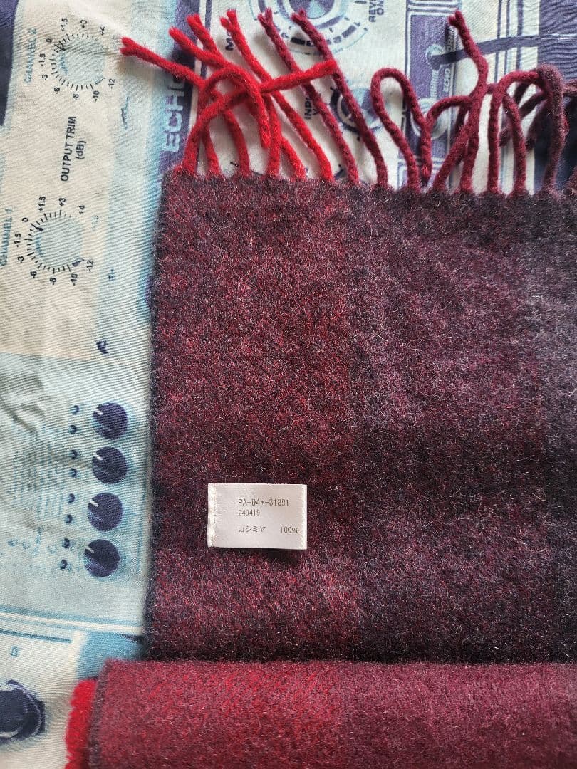 Paul Smith ポールスミス カシミヤ イギリス製 超美品 マフラー
