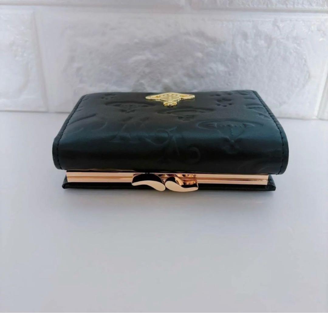 【最新❤︎新品】ヴィヴィアン・ウエストウッド　三つ折り財布 ブラック