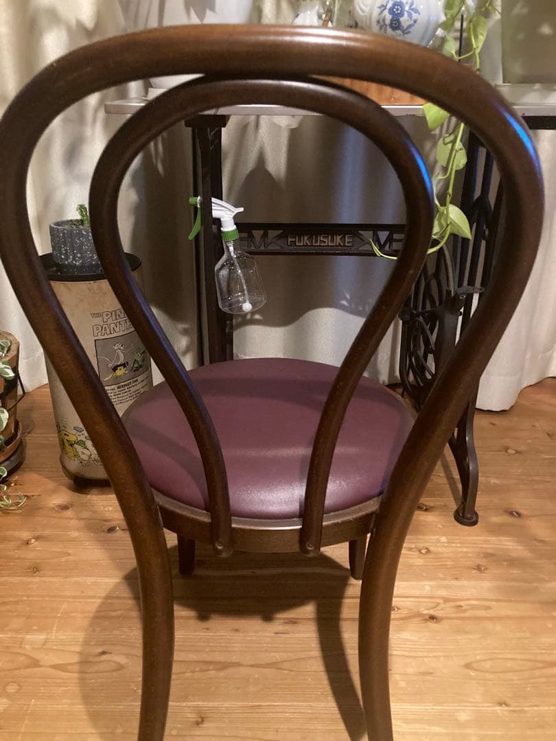 昭和レトロ　秋田木工ベントウッドチェア　曲木ダイニングチェア①