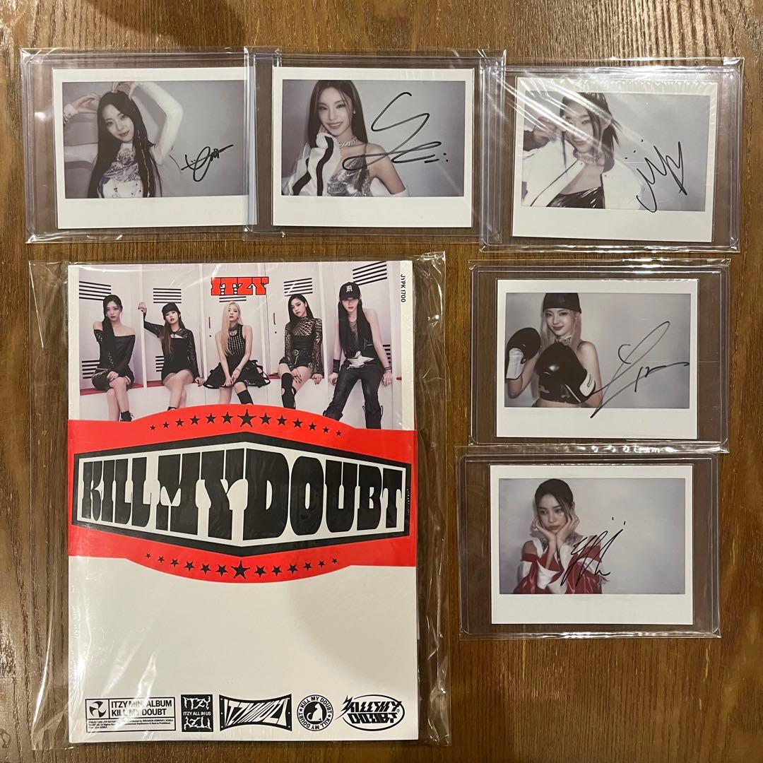 itzy kill my doubt アメリカ限定 直筆サイン入りポラロイド封入
