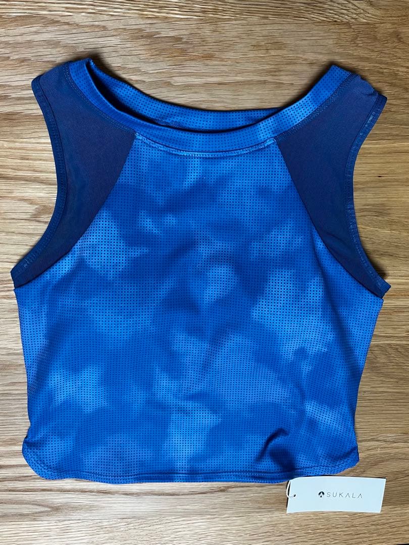 【未使用】【SUKALA】ドットプリント ヨガウェアセット タグ付き