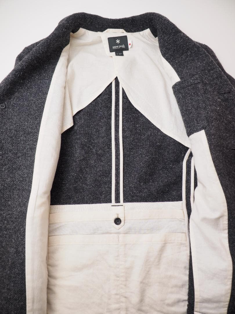  peak ダークグレー テーラードジャケット M 美品