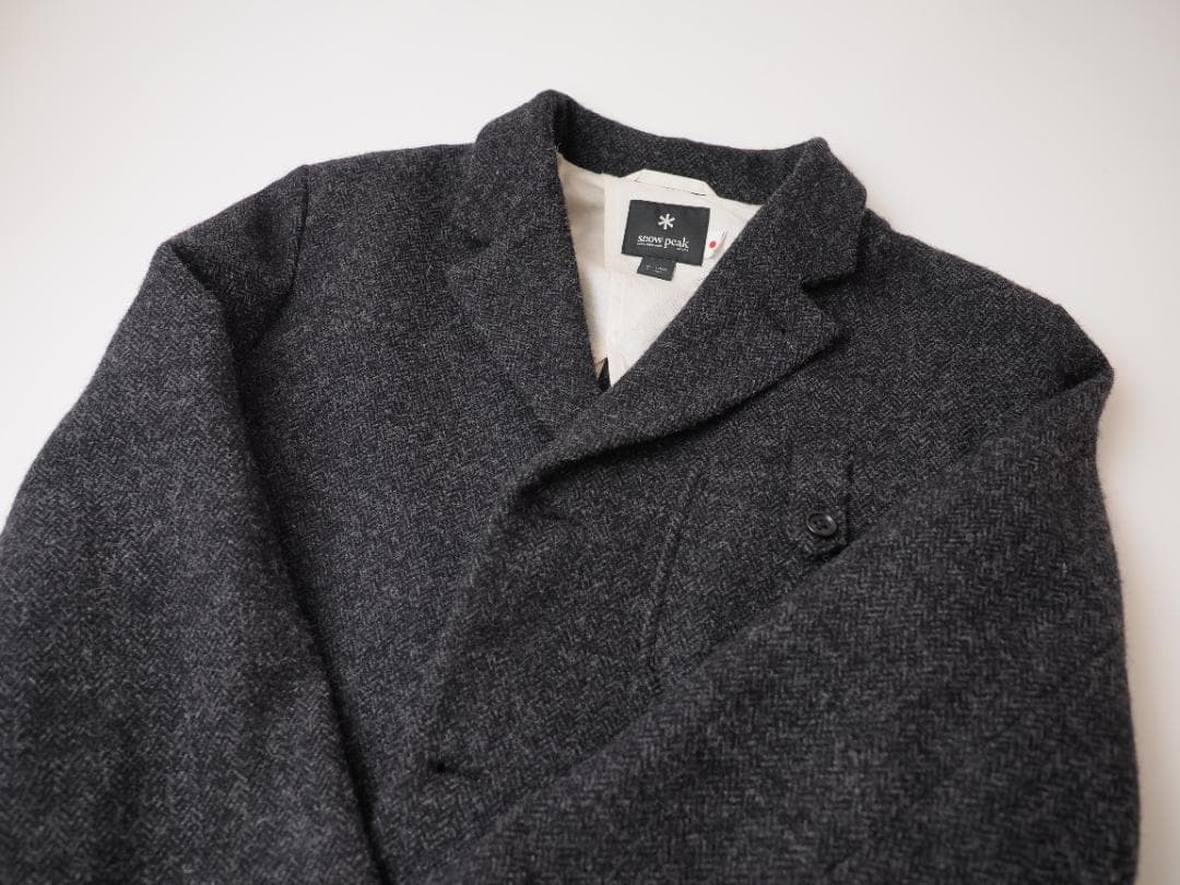  peak ダークグレー テーラードジャケット M 美品