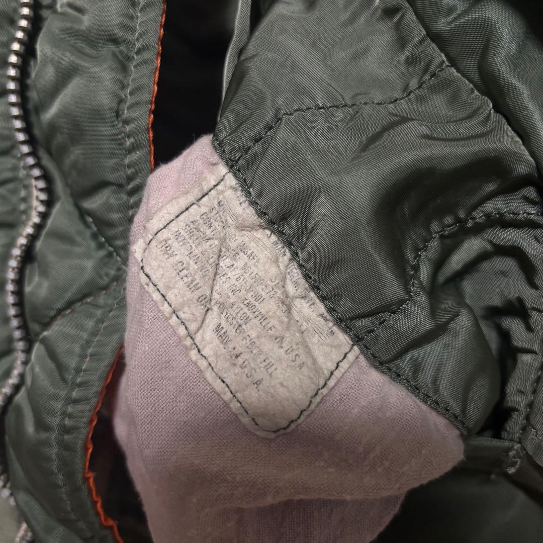 【極美品Sサイズ】USAF ALPHA INDUSTRIES MA-1 70S