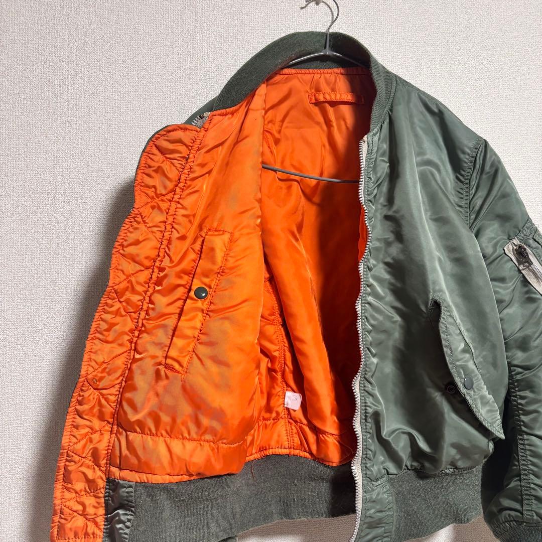 【極美品Sサイズ】USAF ALPHA INDUSTRIES MA-1 70S