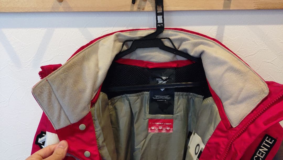 デサント　スキーウェア　上下　メンズ　S レッド