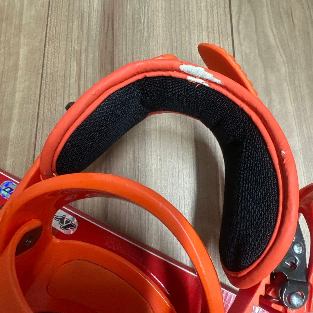 SALOMON スノーボード　120cm キスマーク　バインディング　2点セット