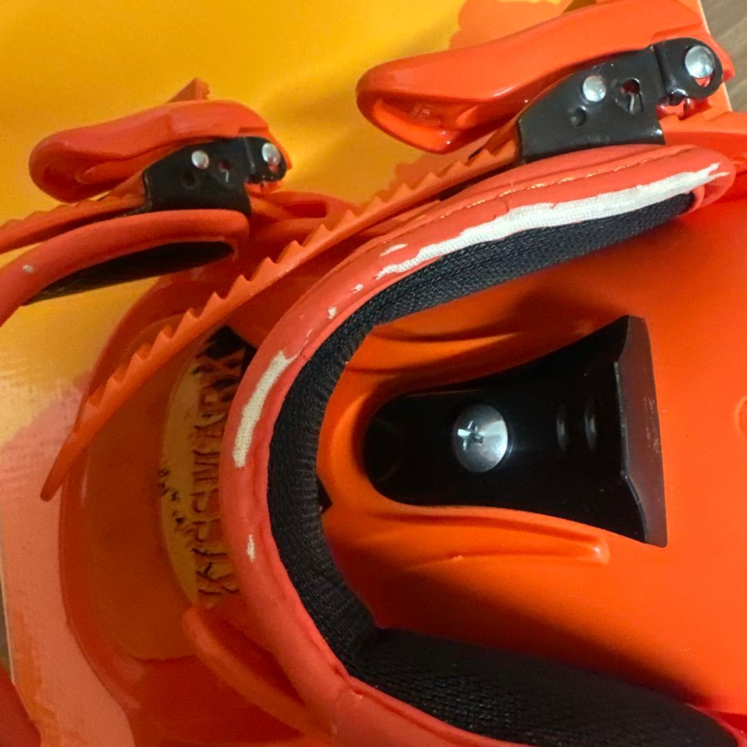 SALOMON スノーボード　120cm キスマーク　バインディング　2点セット