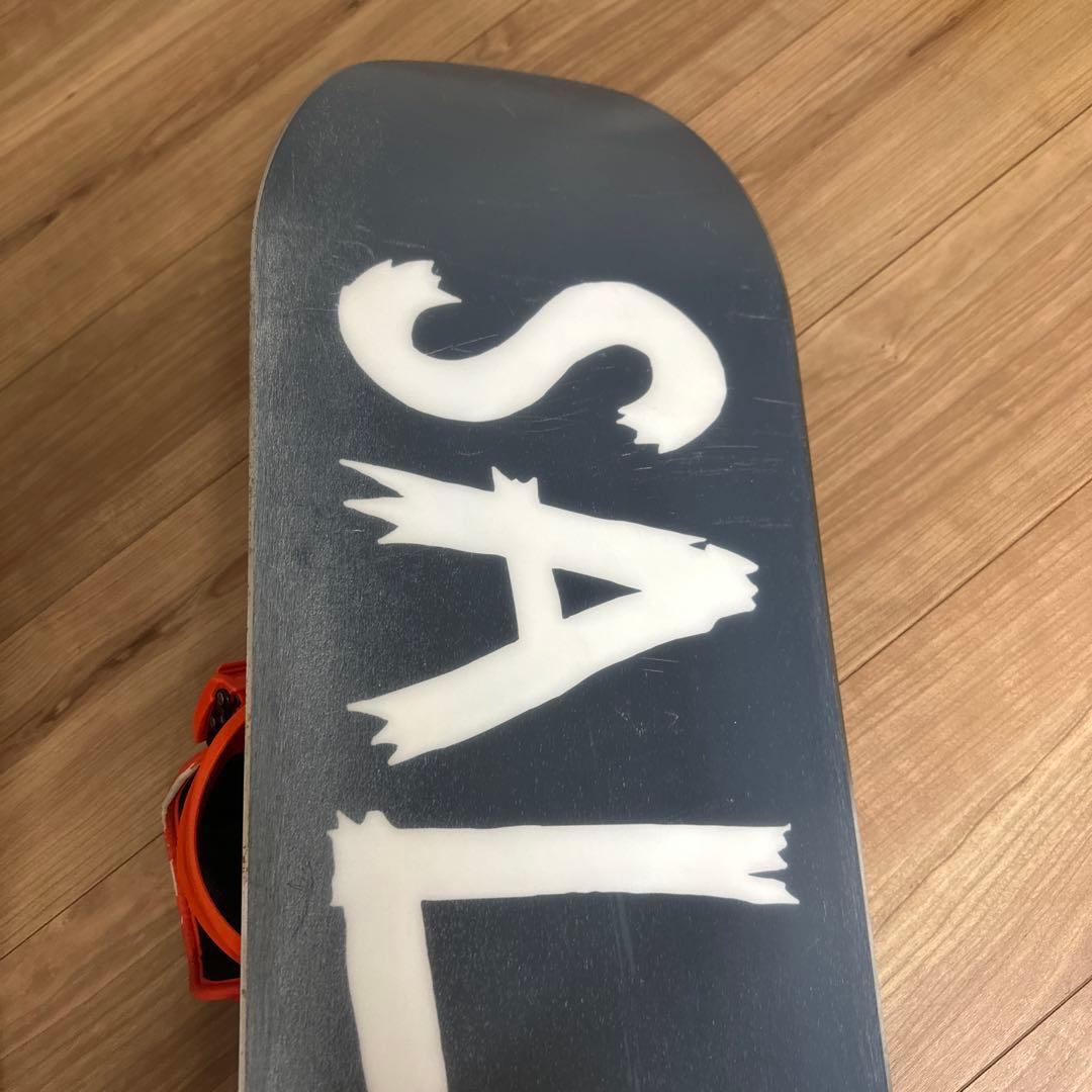 SALOMON スノーボード　120cm キスマーク　バインディング　2点セット