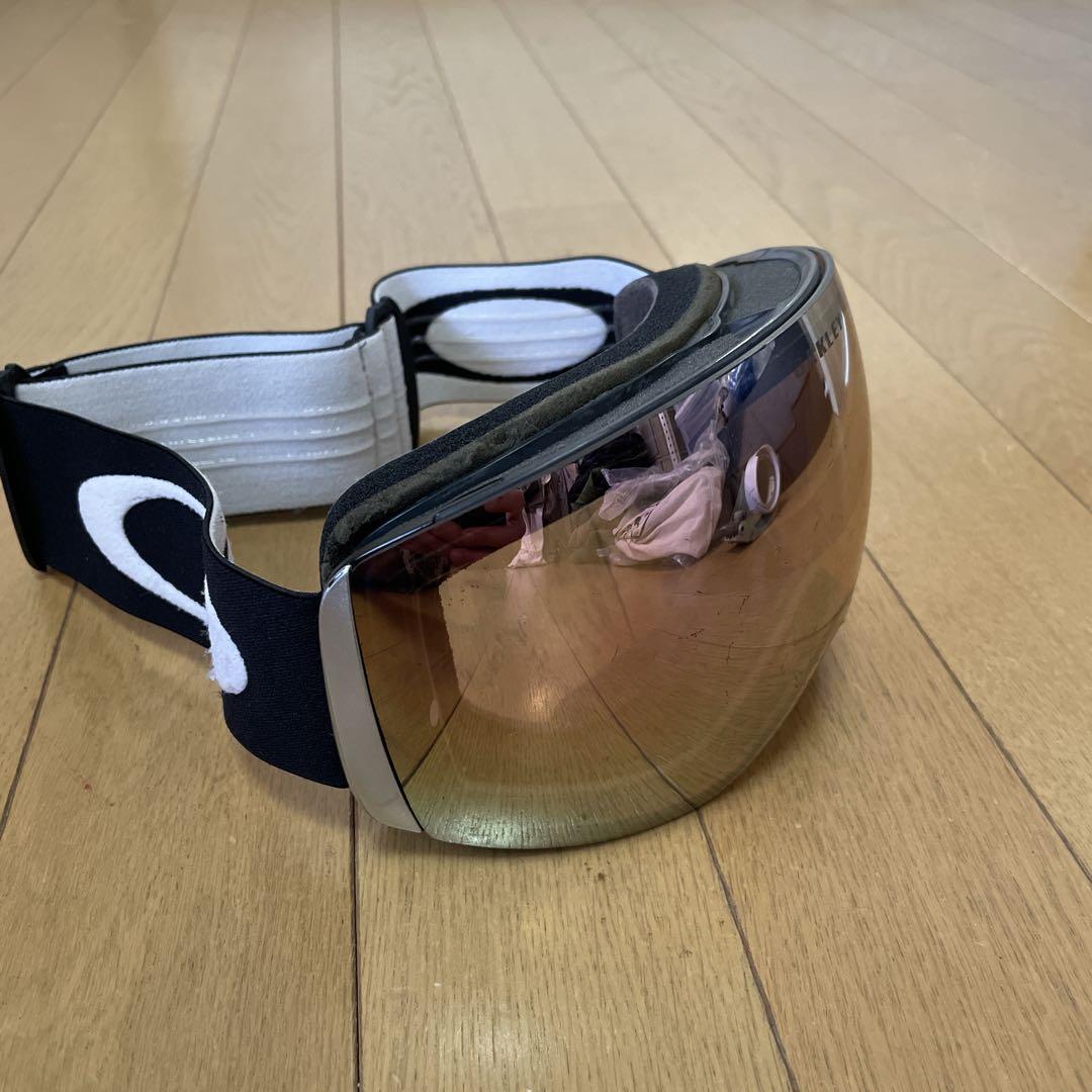オークリー Flight Deck L スノーゴーグル中古　PRIZM Rose