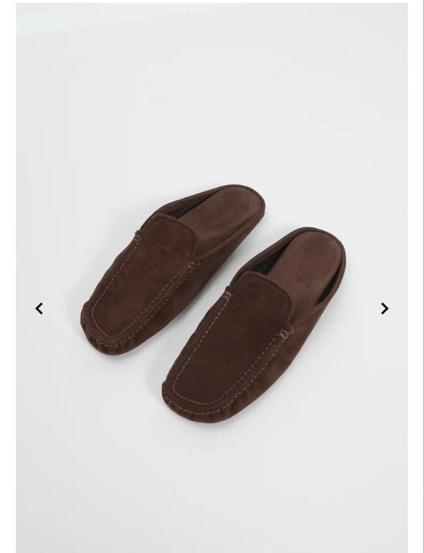 AURALLE Suede Moccasin Slipper サイズ25