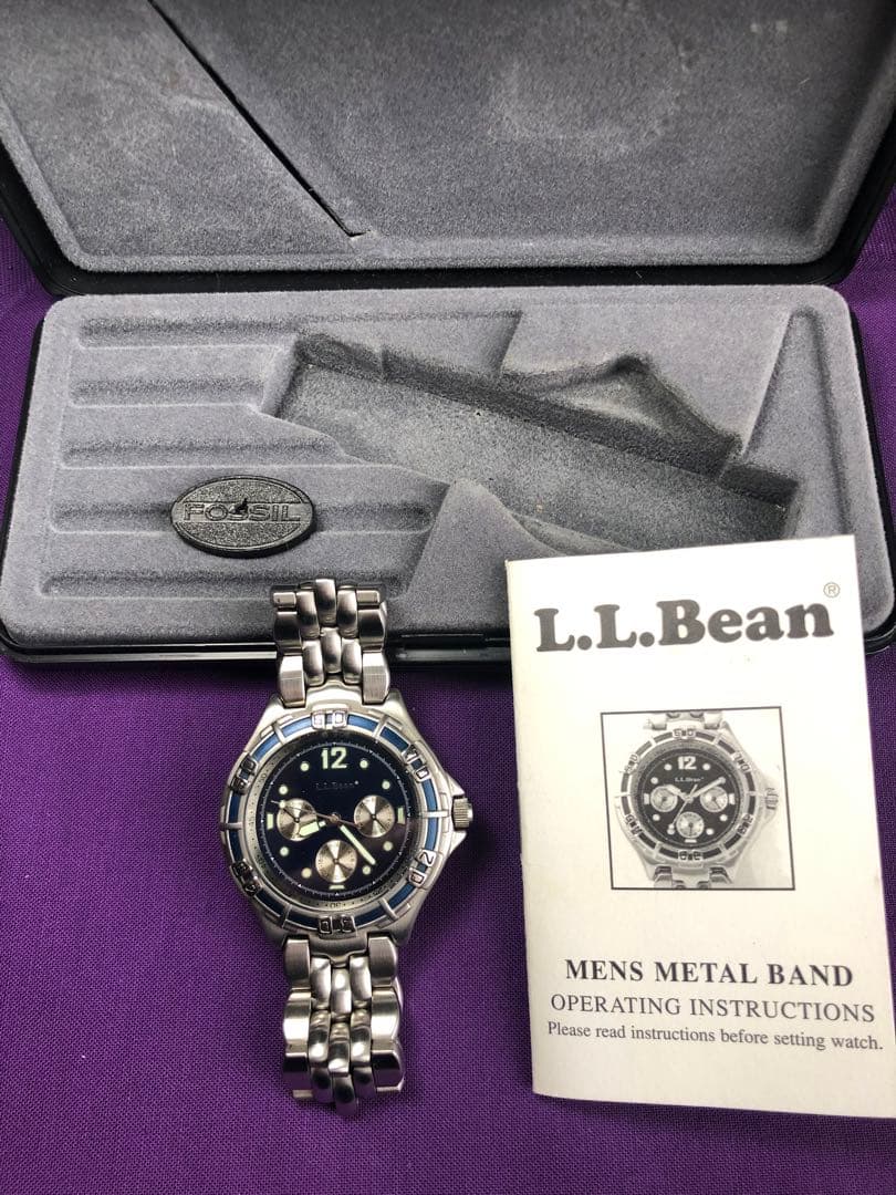 L.L.Bean メンズ クロノグラフ 時計