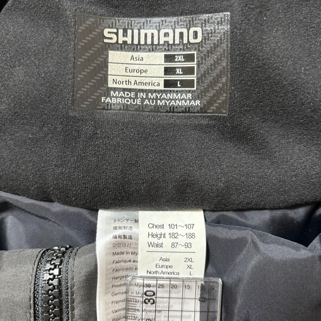 タ*キ様 シマノ XEFO 防寒着 ライトグレー 2XL