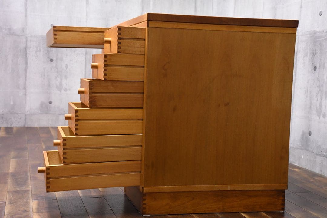 EBC2 イクスス ikususu 片袖デスク アルダー材無垢 書斎デスク