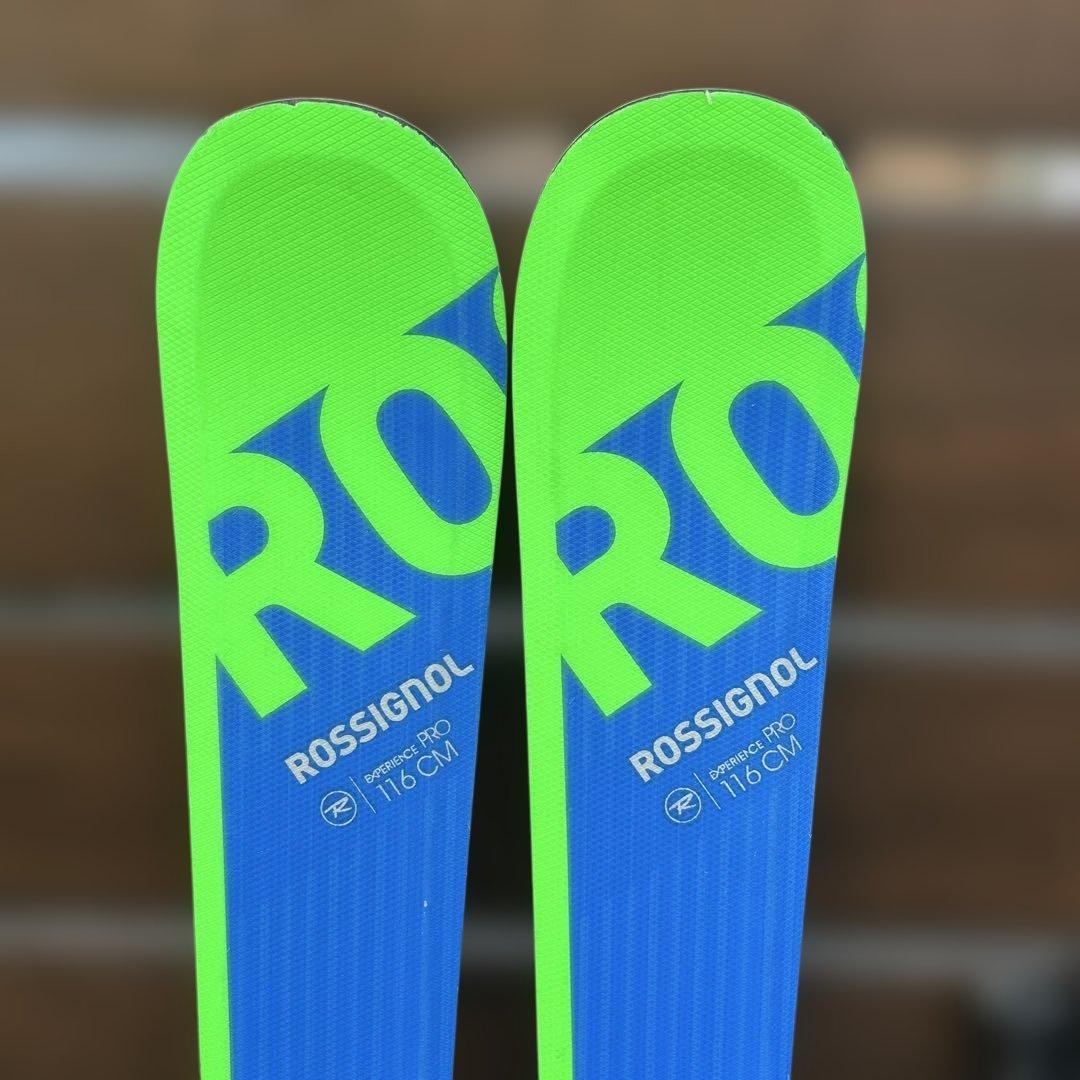 ロシニョール　116cmスキー板・ストック・ケースのセット
