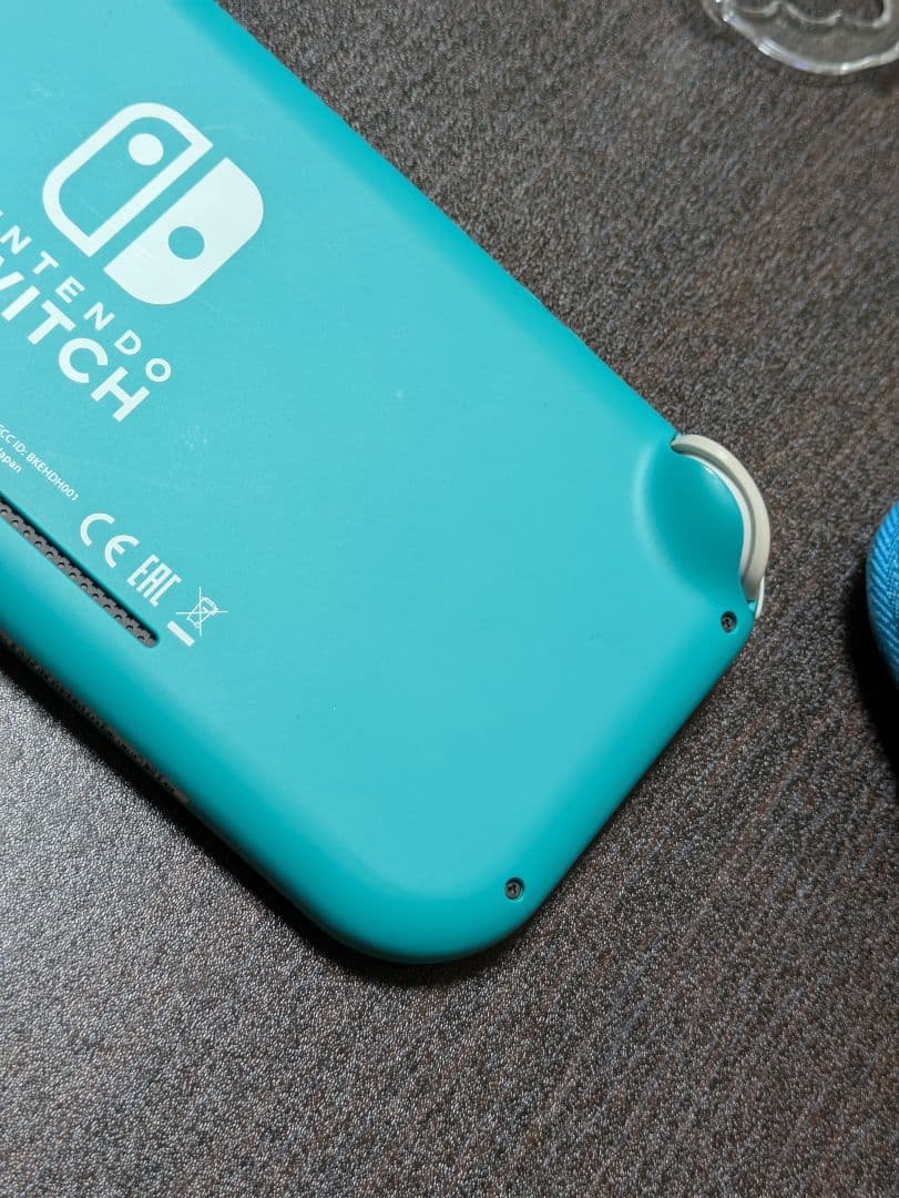 Nintendo Switch lite 本体　ケース・カバー付き ターコイズ