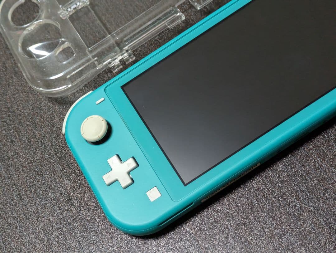 Nintendo Switch lite 本体　ケース・カバー付き ターコイズ
