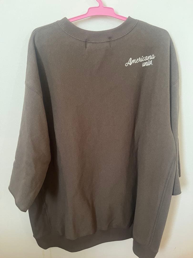 アパルトモンAMERICANA/アメリカーナ HALF SLEEVE SWEAT
