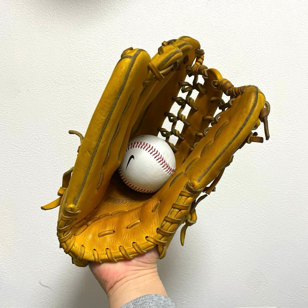 ミズノ グローバルエリート 型抜群 即戦力 軟式　外野手用グローブ 左投げ