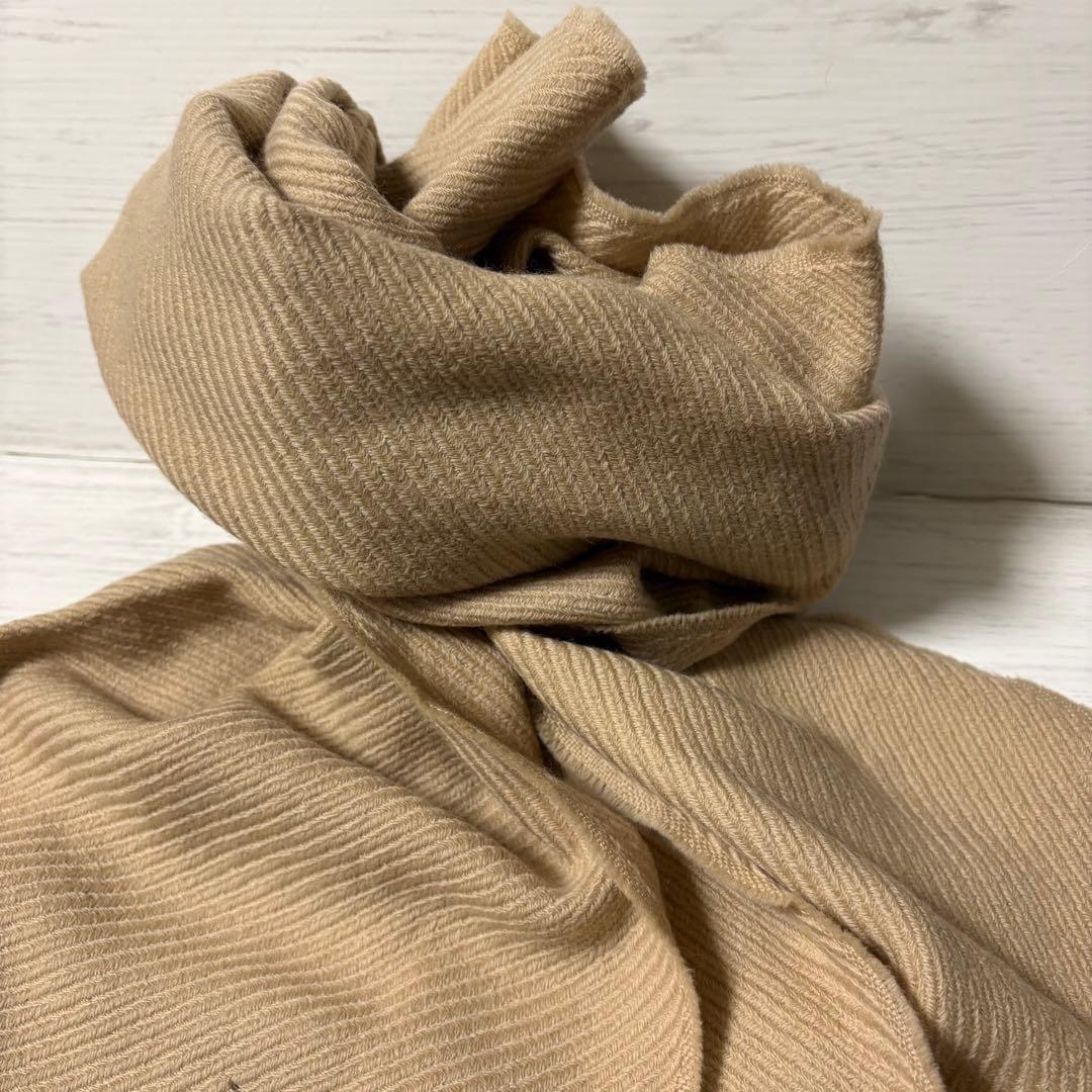 BURBERRY BLUE LABEL ベージュマフラー新品未使用ホースロゴ