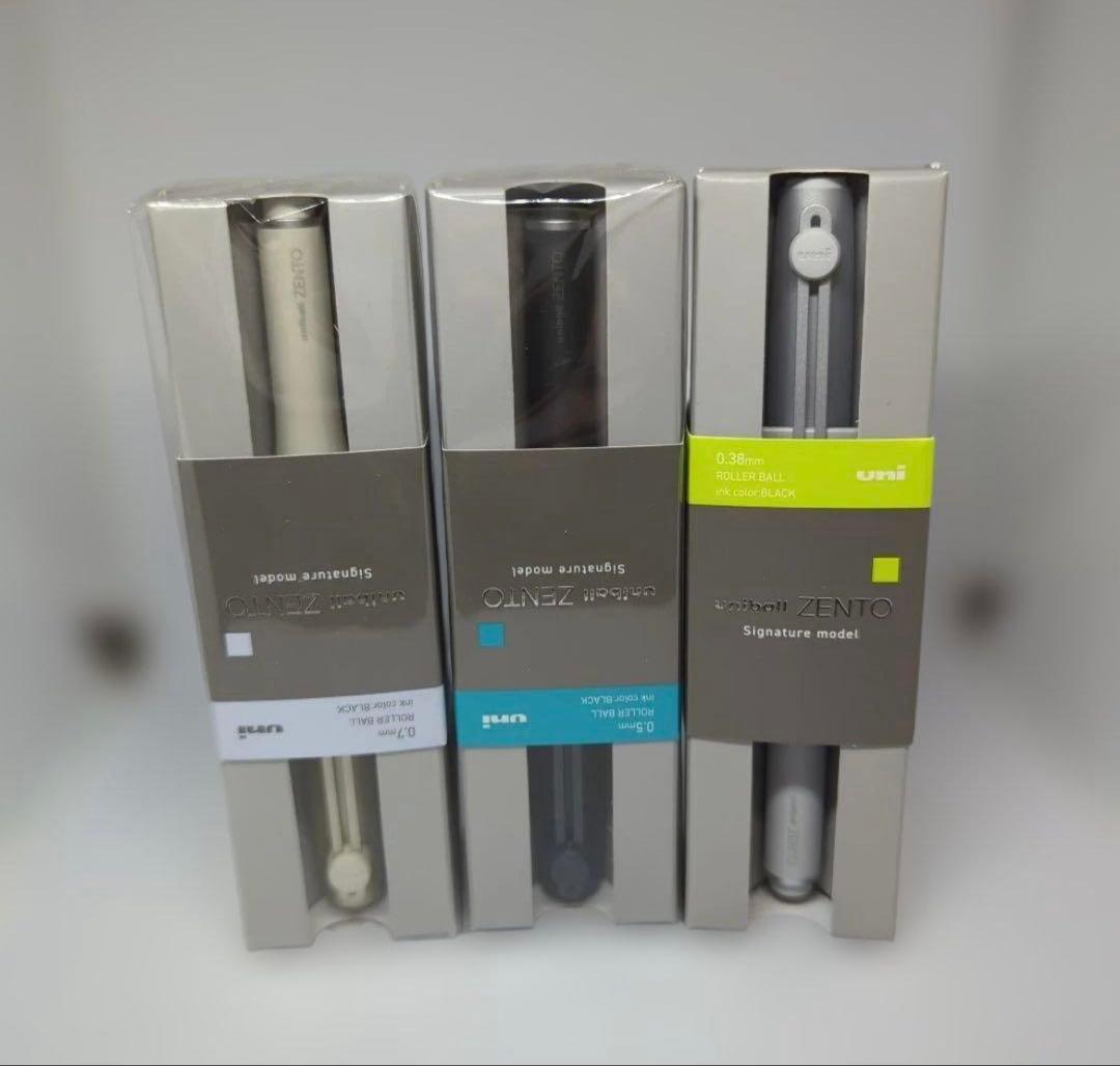 【新品】ユニボール zento ゼント シグニチャー モデル3本セット