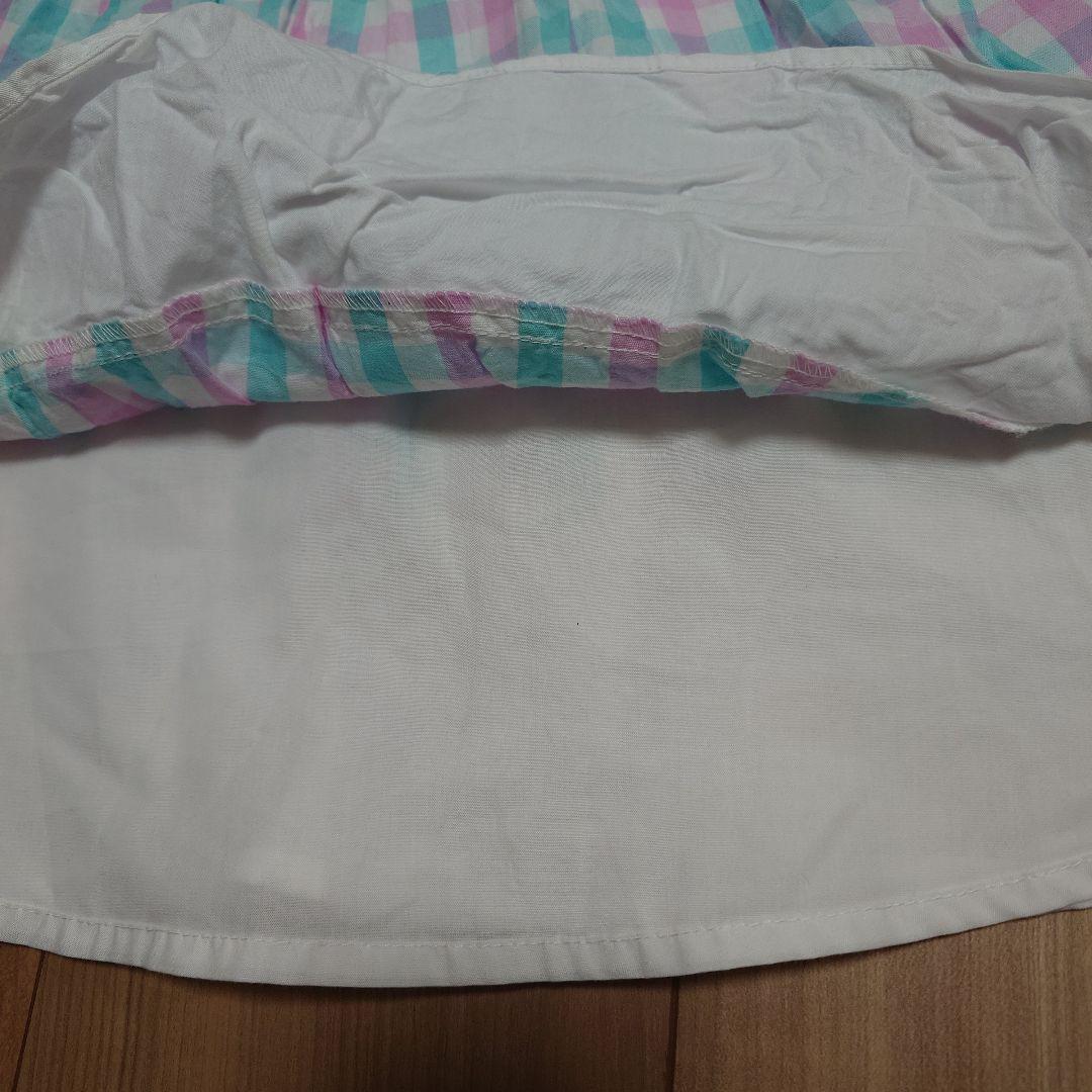 メゾピアノ　半袖ワンピース　100