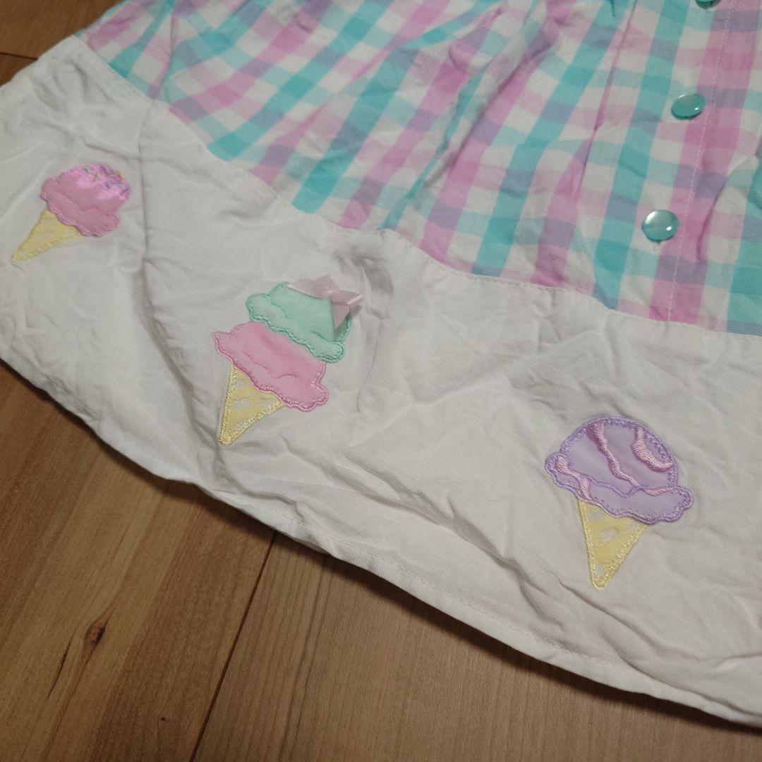 メゾピアノ　半袖ワンピース　100