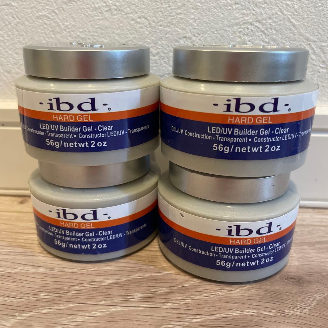 【訳あり】4個セットibdアイビーディーＬＥＤUV対応５６ｇクリアハードジェル